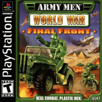 Army Men World War Final Front Playstation  box art